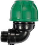 TOYA Conector pentru tevi PE 90° 32 mm x 3/4" M (88915)