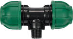 TOYA Conector pentru tevi PE, 25 mm x 1/2 x 25 mm M (88862)