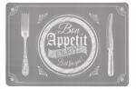  Bon Appetit tányéralátét 1db szürke (OM001)
