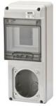Gewiss Kombinációs dugalj doboz IP65 FK 5 DIN modul hely + 1db 16A dugaljhely 68Q-DIN GEWISS - GW68017N