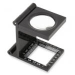 Carson Lupa pliabila LinenTest din plastic 5x30 mm cu masuratori - Carson (LT-30)