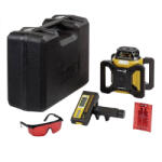 STABILA Nivela laser rosu rotativ, 600 m diametru, cu receptor REC 160 RG, Stabila (LAR 160)