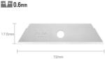 OLFA SKB-2/5B Set 5 lame trapezoidale, Olfa (SKB-2/5B)