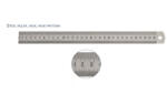 KLASS Rigla rigida din INOX, latime 30 mm, KLASS (Dimensiune: 300 x 30 x 1 mm) (214.183)