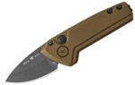 Buck Knives SUA Briceag automat de vanatoare Buck Mini Deploy Auto Sniper 0839BRS1-B, otel S35VN, maner aluminiu, Button Lock (0839BRS1-B)