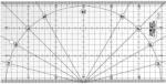 OLFA Rigla gradata profesionala OLFA MQR-15x30 cm, pentru Patchwork si Quilting (MQR 15X30CM)