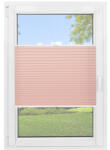 RENA Jaluzele plisate non-invazive termice cu cârligi pink silver : Înălțime (cm) - 230, Lățime (cm) - 33 (PTEBITEPIN/33/230)