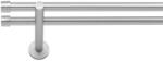 RENA GALERIE METAL CROM MAT DUBLĂ 19 MM LOFT : Lățime galerii (cm) - 260 (REN-KAR-LOF-CHT-PDW-260) Suport draperie