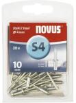 NOVUS Pop-nituri Novus Ø4x10 mm oțel/oțel, pachet 20 bucăți (HobH4277350) Cleste