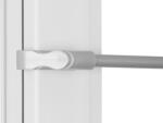 RENA BARĂ VITRAJ EXTENSIBILĂ PCV ARGINTIE 45-75 cm (MKPCV4575SZ)