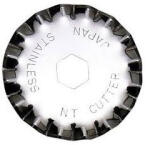 NT CUTTER BW-28P Set 2 lame 28 mm cu taiere ondulata pentru cutter circular, NT Cutter (BW-28P)