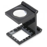 Carson Lupa pliabila LinenTest din plastic 6, 5x20 mm cu masuratori - Carson (LT-20)
