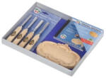 KIRSCHEN 3435 SB Set 4 dalti sculptura scurte cu DVD, Two Cherries (3435 SB) Dalta