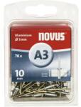 NOVUS Pop-nituri Novus Ø3x10 mm aluminiu/oțel, pachet 70 bucăți (HobH4277344) Cleste