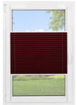 RENA Jaluzele plisate non-invazive termice cu cârligi burgundy silver : Înălțime (cm) - 150, Lățime (cm) - 38 (PTEBITEBUR/38/150)