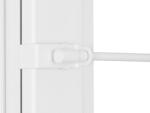 RENA Bară Vitraj Extensibilă Metal Albă 75-125 Cm (mkalu75125bi)