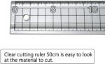 NT CUTTER CS-502 Rigla profesionala 50cm - NT Cutter (CS-502)