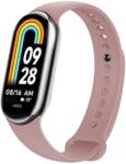 Fixed Rögzített - Szilikon szíj - Xiaomi Mi Band 8 / 8 NFC / 9 / 9 NFC - Rózsaszín