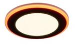TRIO Argus fekete-fehér LED beépíthető lámpa (TRI-653610132) LED 2 izzós IP20 (653610132)