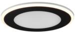 TRIO Aura fekete-fehér LED beépíthető lámpa (TRI-652410132) LED 1 izzós IP20 (652410132)