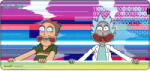 Warner Bros. Interactive Mouse pad WarnerBros. Rick and Morty - Glitched XL (FWBMPRIMOR24003XL) Mouse pad