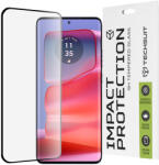 Techsuit - 111D Teljes Fedés / Teljes Ragasztású Üveg / 3D Ívelt Képernyő - Motorola Edge 50 Pro - Fekete üvegfólia