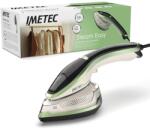 IMETEC Fier de calcat cu abur Imetec Steam Easy, calcat portabil, vertical si orizontal, talpa ceramica, control triplu al aburului si temperaturii, afisaj digital, gata in 30 de inci, 1200 wati (9037) Masina de calcat