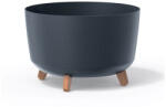 Prosperplast Ghiveci GRACIA STANDARD ECO WOOD 28, 5 cm antracit