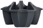 Prosperplast Ghiveci CROWN antracit 48cm