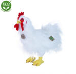 Rappa Cocoș de pluș alb în picioare 33 cm ECO-FRIENDLY