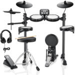 Donner DED-80P elektromos dobszett dobszékkel, fejhallgatóval és dobverővel - gitarcentrum