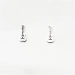  Fülbevaló gitár 15mm ezüst 1pár