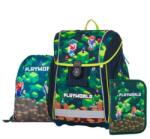 KARTON P+P PlayWorld Prémium Light anatómiai iskolatáska szett - barna/zöld - OXY BAG (IMO-KPP-0-75725)