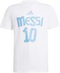 adidas Gyerek szabadidő rövid ujjú pólók adidas Y MESSI N&N G T K fehér JJ1416 - 152 cm