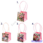  Virágtáska nagy kocka rózsaszín virágos - 1