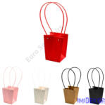  Virágtáska nagy trapéz - Fehér