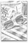  PontPöttyöző - Napszemüveg Méret: 40x60cm, Keretezés: Keret nélkül (csak a vászon), Szín: Fekete
