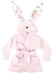 MimiNu Halat de baie, MimiNu, 2 - 5 ani, bumbac si thermo fleece, Sweet Deer Pink (6426972022354) Prosop