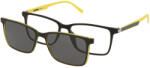 Solano Rame ochelari de vedere cu ClipON polarizat pentru Barbati Solano CL 90212D, Plastic, Negru, 55 mm (CL 90212D) Rama ochelari