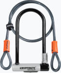 Kryptonite Kryptolok Standard U-Lock + Kryptoflex kábel fekete/szürke kerékpárzár