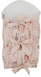 EKO Bebújós takaró fűzős kókusz kivehető betéttel My farm Powder pink 75x75 cm - vital24