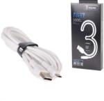 Royal Кабел Royal YOURZ 0468, от USB Type A(м) към micro USB B(м) 3m, бял (21015044)