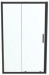 Ideal Standard Connect 2 zuhanyajtók 120 cm tolható fekete matt/átlátszó üveg K9277V3 (K9277V3)