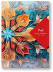 TopTimer Tanári zsebkönyv TOPTIMER Prof fóliázott papírborító A/5 heti 145x205 mm Mandala 2025-2026 (26P100J-00E) - vectraline