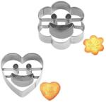  Fém sütemény kiszúró szett- 2db Smile