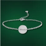 3gifts Bratara cu medalion personalizat cu nume