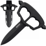 Cold Steel Pumnal Push Dagger Cold Steel Chaos Push Knife CS-80NT3 cu lama din otel carbon SK-5 si teaca Secure-Ex (CS-80NT3)