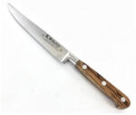 Sabatier 1110ST13LOL Cutit de friptura, olive, lungime 13cm, maner din lemn de maslin, Sabatier Authentique (1110ST13LOL)