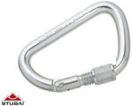 Stubai 985001 Carabina din otel ASYM. D-SHAPE cu surub, Stubai (985001)