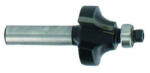 TIVOLY Freza cu coada, profilata 1/4 concav, placata CMS, cu rulment, Tivoly (XT60642067809)
